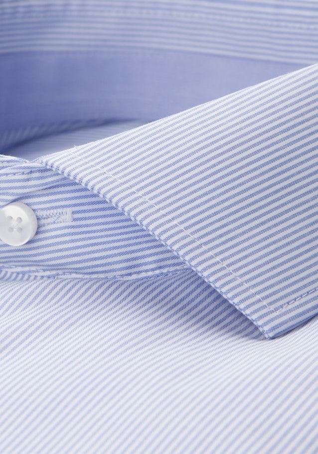 Non-iron Poplin Business Shirt in Regular with Kent-Collar in Light Blue |  Seidensticker Onlineshop