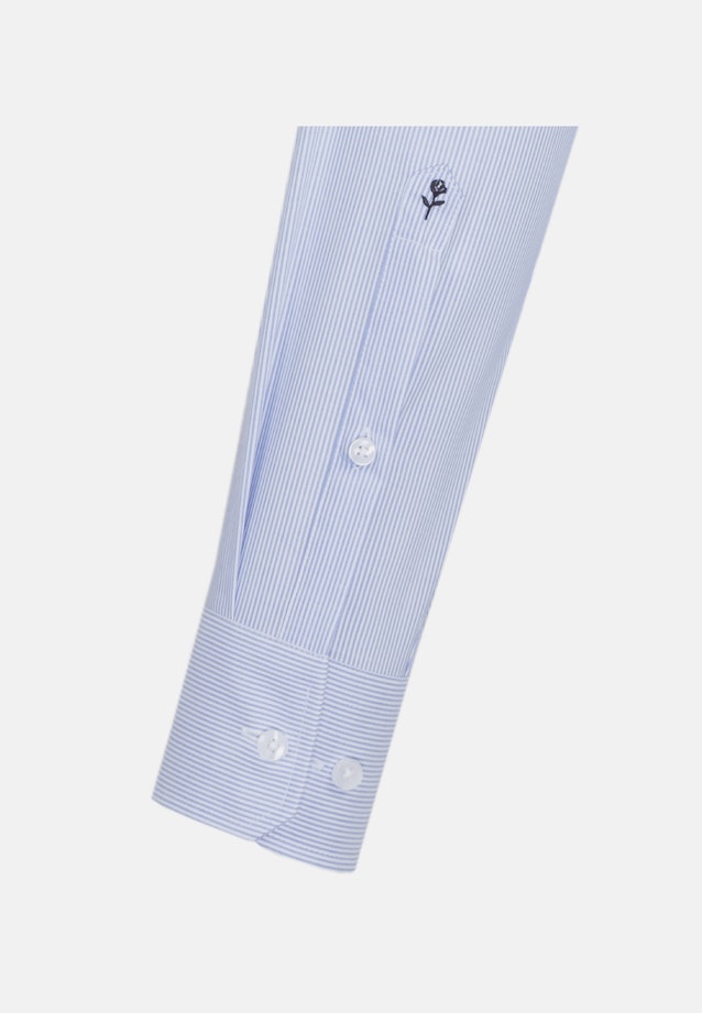 Non-iron Poplin Business Shirt in Regular with Kent-Collar in Light Blue |  Seidensticker Onlineshop