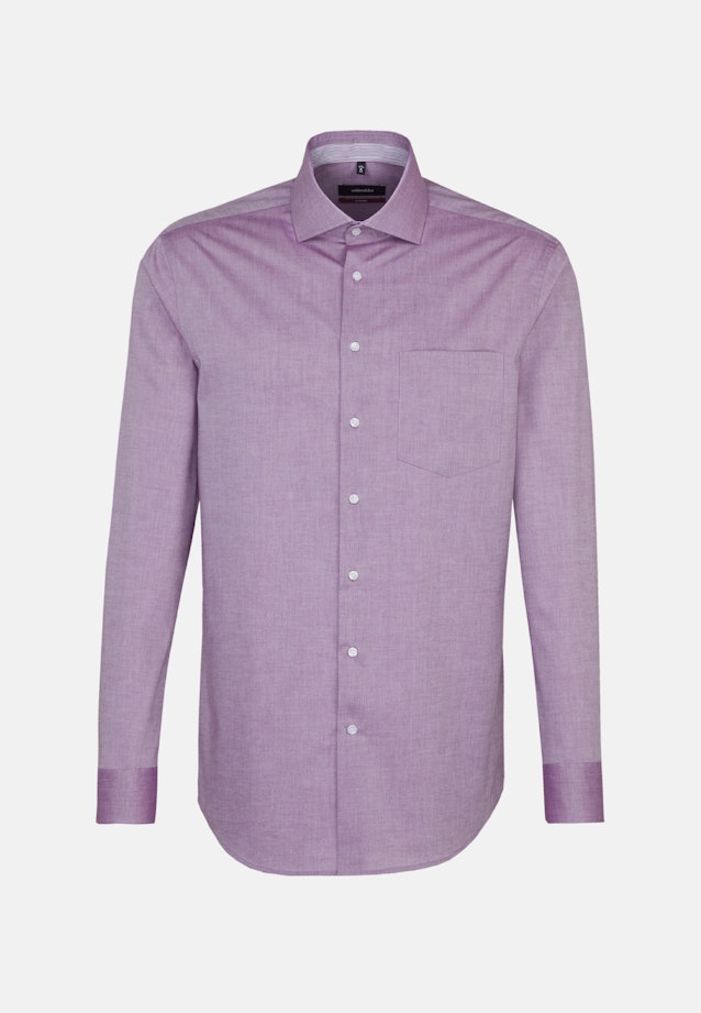 Regular Business Hemd Uni in Lila |  Seidensticker Onlineshop