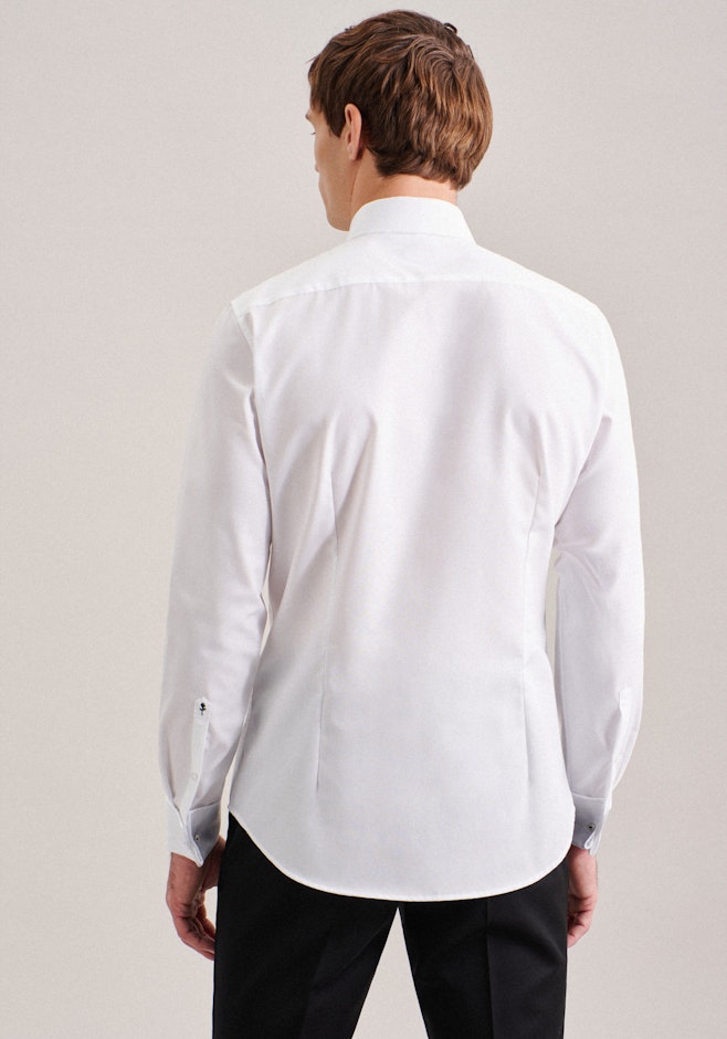 Shaped Business shirt Uni in White | Seidensticker online shop
