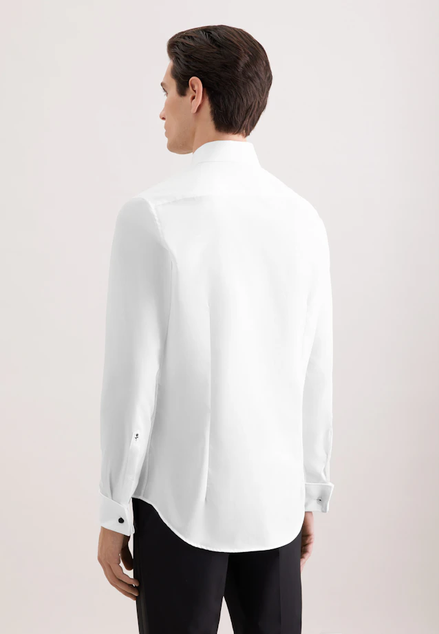 Shaped Business shirt Uni in White |  Seidensticker Onlineshop