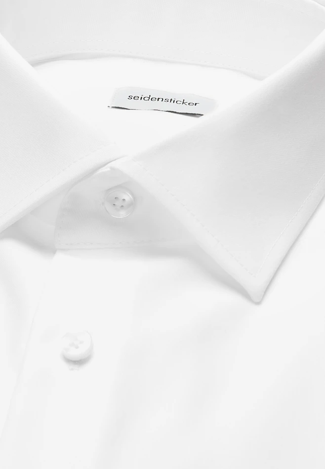 Shaped Chemise d'affaires Uni dans Blanc | Boutique en ligne Seidensticker