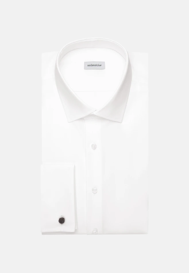 Shaped Chemise d'affaires Uni dans Blanc | Boutique en ligne Seidensticker