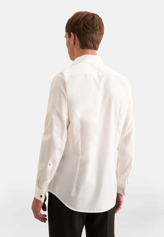 Shaped Business shirt Uni in Ecru |  Seidensticker Onlineshop