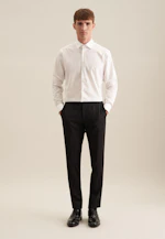 Shaped Business Hemd Uni in Ecru |  Seidensticker Onlineshop