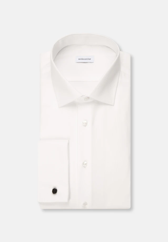 Shaped Business shirt Uni in Ecru |  Seidensticker Onlineshop