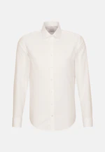 Shaped Business Hemd Uni in Ecru |  Seidensticker Onlineshop