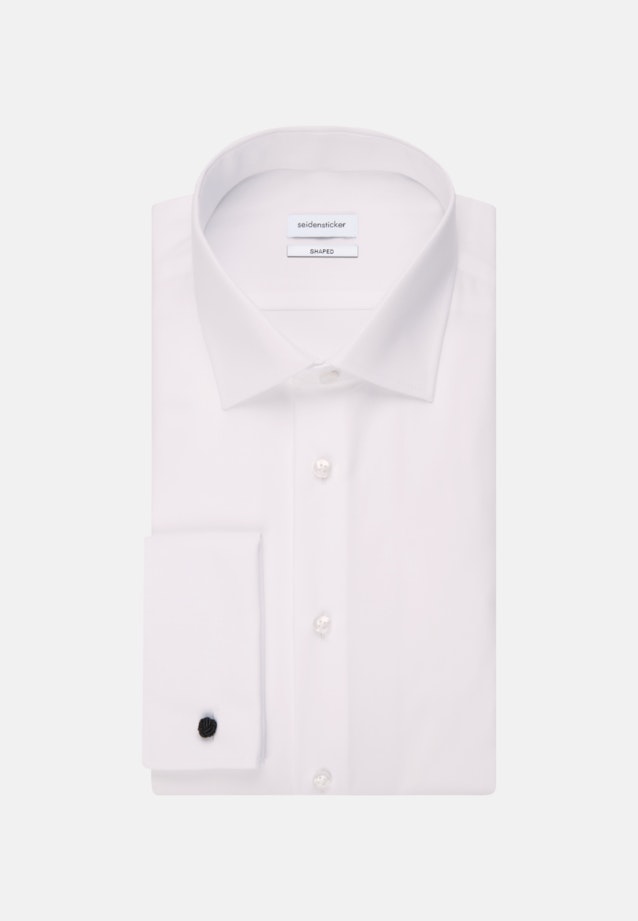 Chemise Business Shaped Popeline Col Kent in Blanc |  Seidensticker Onlineshop