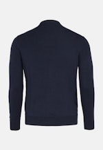 Shaped Knit Bomber Uni in Dark Blue |  Seidensticker Onlineshop