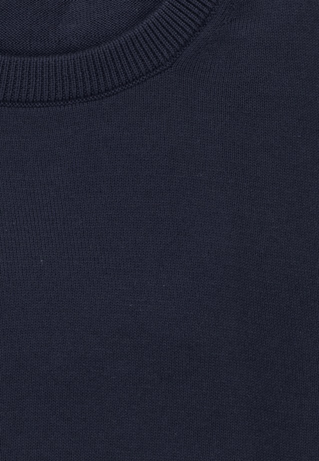 Pullover Uni in Dunkelblau |  Seidensticker Onlineshop
