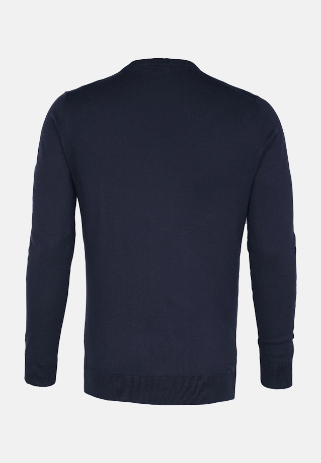 Pullover Uni in Dunkelblau |  Seidensticker Onlineshop
