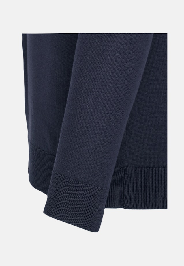 Pullover Uni in Dunkelblau |  Seidensticker Onlineshop