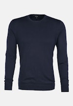 Pullover Uni in Dunkelblau |  Seidensticker Onlineshop