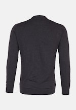 Rundhals Pullover Uni in Grau |  Seidensticker Onlineshop