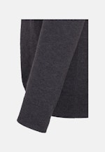 Rundhals Pullover Uni in Grau |  Seidensticker Onlineshop