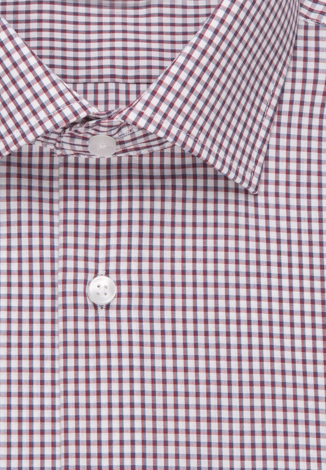 Non-iron Poplin Short sleeve Business Shirt in Regular with Kent-Collar in Red |  Seidensticker Onlineshop