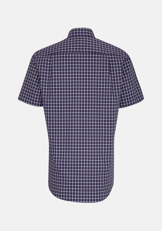 Chemise Business Regular Manche courte sans repassage in Bleu Foncé |  Seidensticker Onlineshop