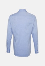 Chemise Business Shaped Chambray Col Kent in Bleu moyen |  Seidensticker Onlineshop