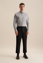 Shaped Business Hemd Uni in Grau |  Seidensticker Onlineshop