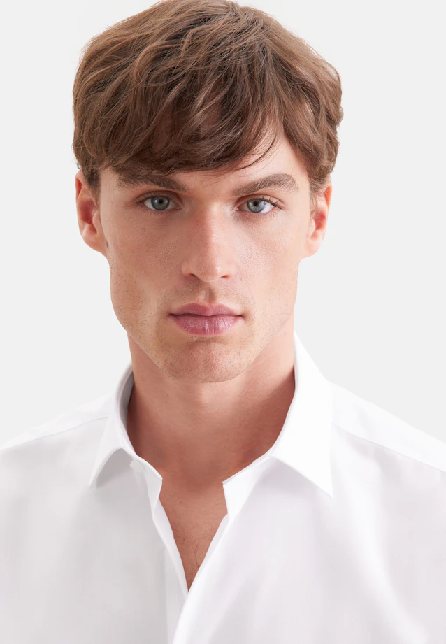 Comfort Business shirt Uni in White |  Seidensticker Onlineshop