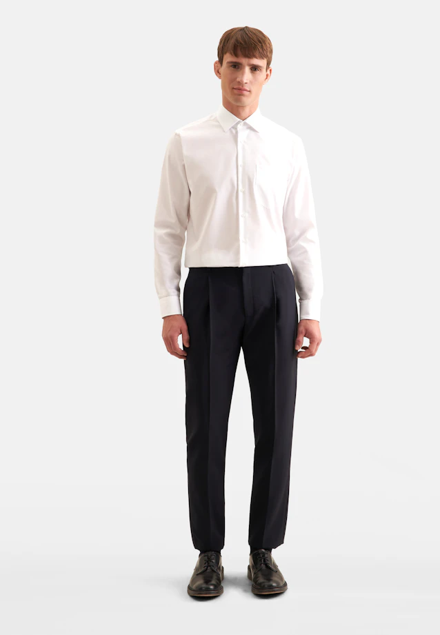 Comfort Chemise d'affaires Uni in Blanc |  Seidensticker Onlineshop