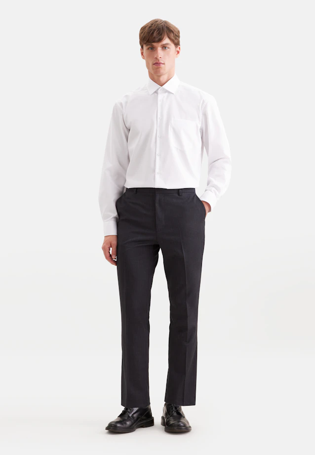 Comfort Business shirt Uni in White |  Seidensticker Onlineshop