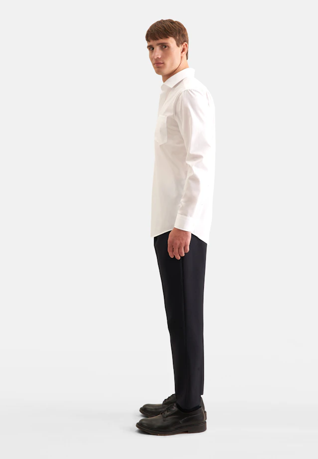 Comfort Business Hemd Uni in Weiß |  Seidensticker Onlineshop