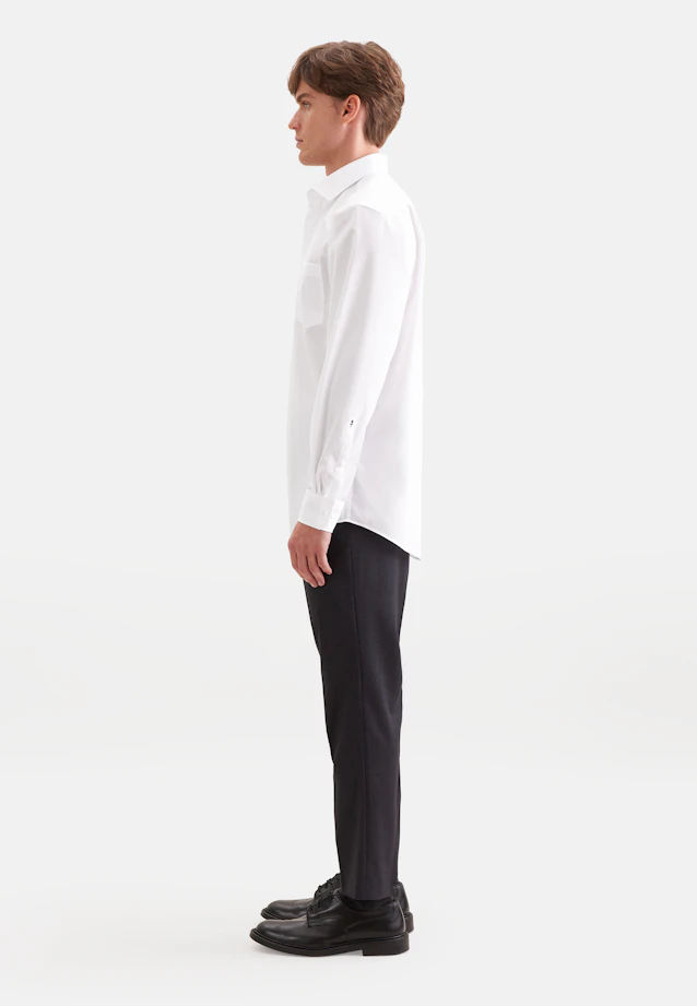 Comfort Business shirt Uni in White |  Seidensticker Onlineshop