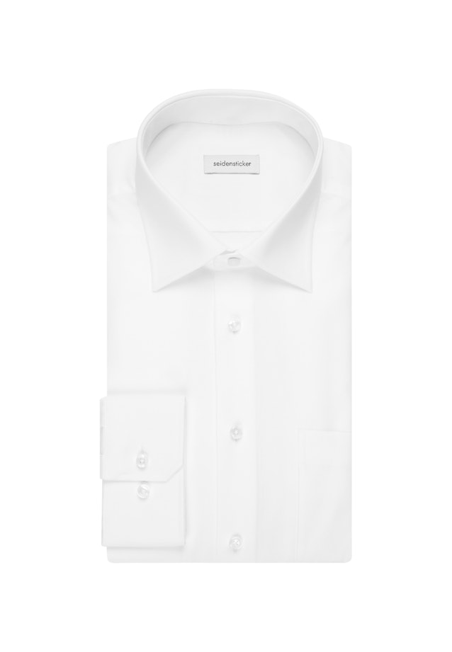 Comfort Business Hemd Uni in Weiß |  Seidensticker Onlineshop