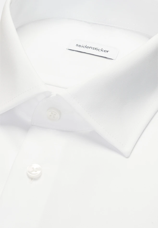 Comfort Chemise d'affaires Uni dans Blanc | Boutique en ligne Seidensticker