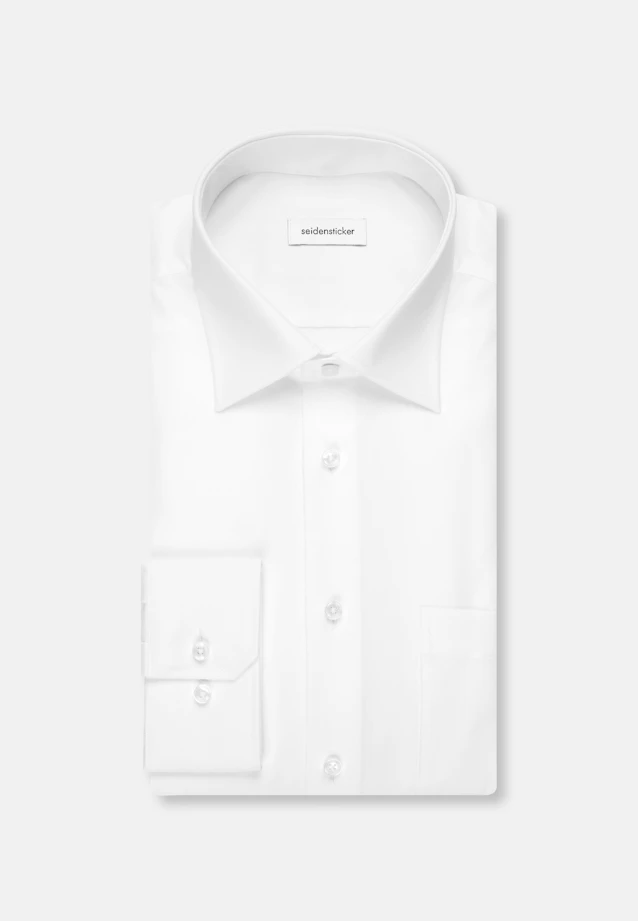 Comfort Business shirt Uni in White |  Seidensticker Onlineshop