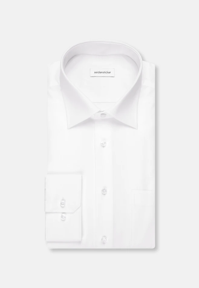 Comfort Business shirt Uni in White | Seidensticker online shop