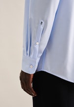 Non-iron Poplin Business Shirt in Comfort with Kent-Collar in Light Blue |  Seidensticker Onlineshop