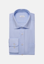 Non-iron Poplin Business Shirt in Comfort with Kent-Collar in Light Blue |  Seidensticker Onlineshop