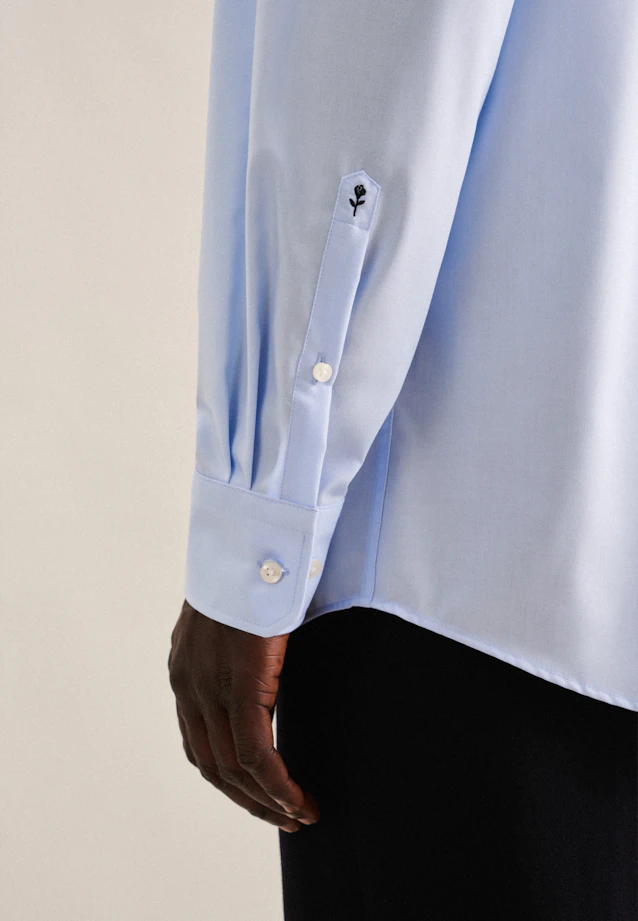 Comfort Business shirt Uni in Light Blue |  Seidensticker Onlineshop