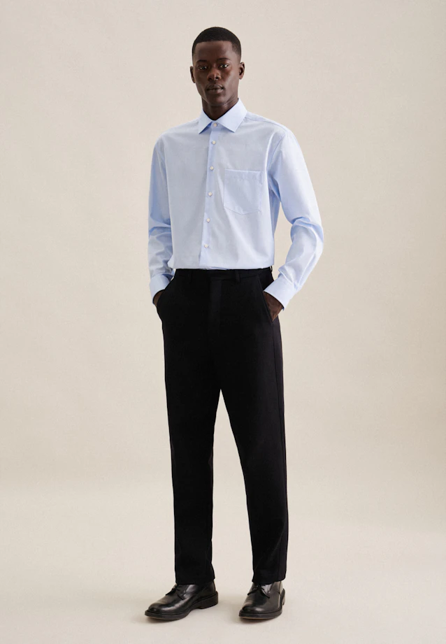 Comfort Business shirt Uni in Light Blue |  Seidensticker Onlineshop