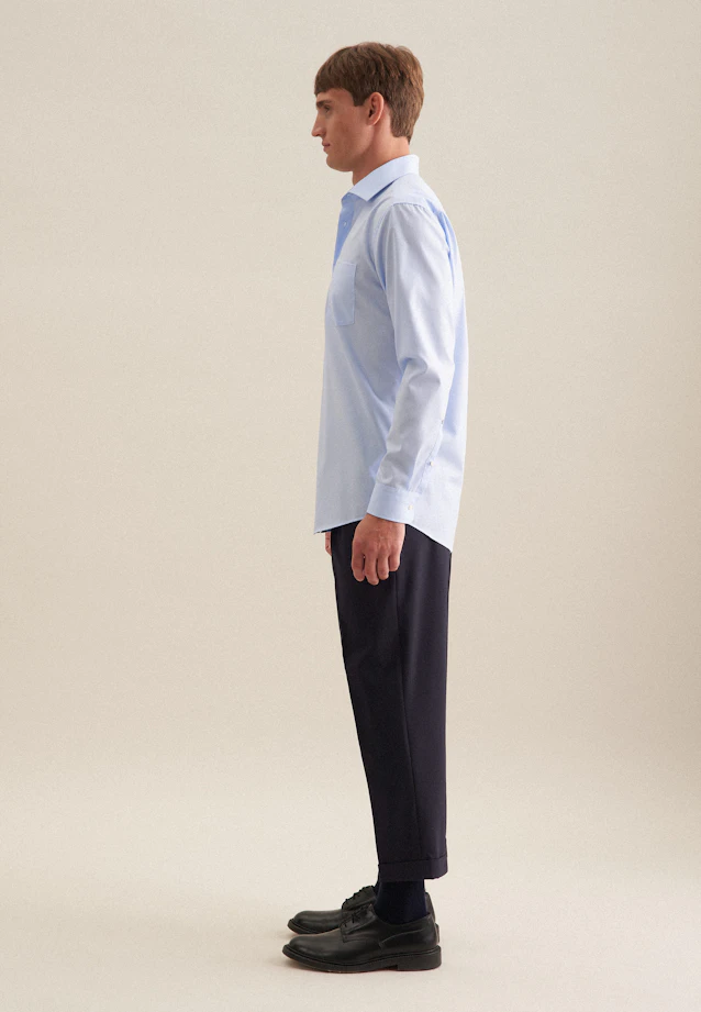 Comfort Business Hemd Uni in Hellblau |  Seidensticker Onlineshop