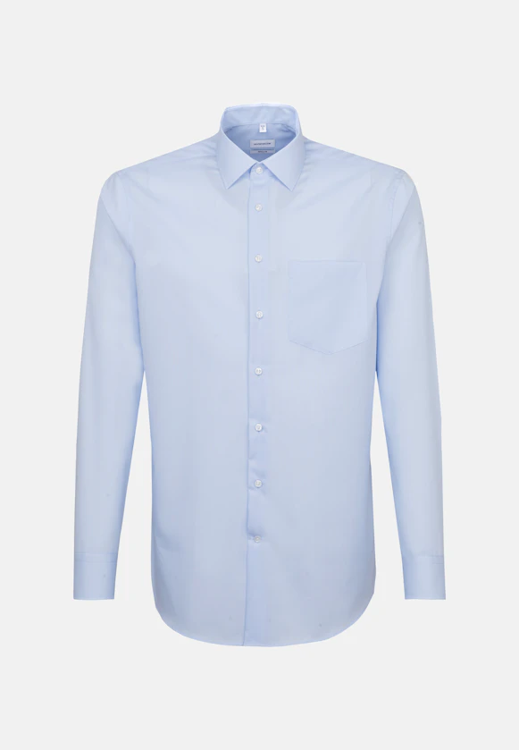Comfort Chemise d'affaires Uni in Bleu Clair |  Seidensticker Onlineshop