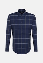 Slim Business Hemd Karo in Dunkelblau |  Seidensticker Onlineshop
