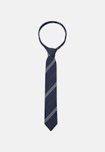Breit (7cm) Krawatte Streifen in Dunkelblau |  Seidensticker Onlineshop