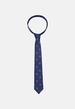 Breit (7cm) Krawatte Kleinmuster in Mittelblau |  Seidensticker Onlineshop