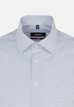 Regular Business Shirt Check in Medium Blue |  Seidensticker Onlineshop
