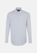Regular Business Shirt Check in Medium Blue |  Seidensticker Onlineshop