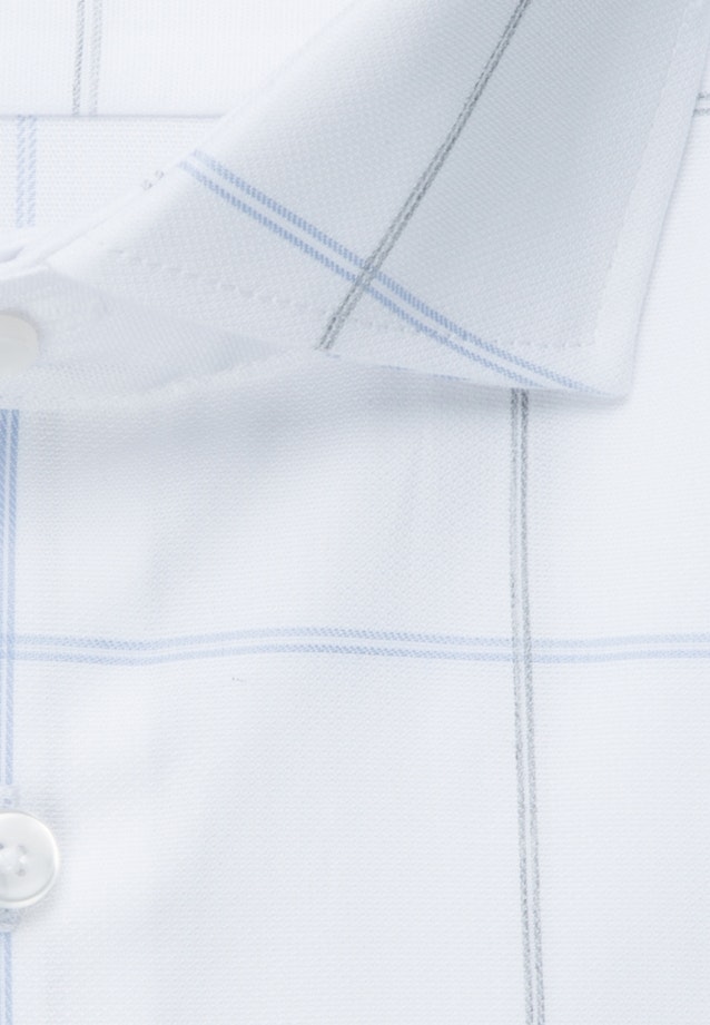 Bügelleichtes Melange Garne Business Hemd in Slim mit Kentkragen in Hellblau |  Seidensticker Onlineshop