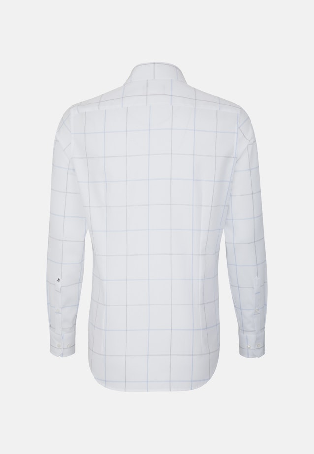 Easy-iron Melange yarns Business Shirt in Slim with Kent-Collar in Light Blue |  Seidensticker Onlineshop