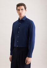 Slim Chemise d'affaires Uni in Bleu Foncé |  Seidensticker Onlineshop