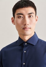 Slim Business Hemd Uni in Dunkelblau |  Seidensticker Onlineshop