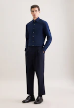 Slim Business shirt Uni in Dark Blue |  Seidensticker Onlineshop