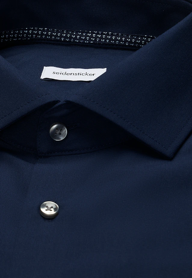 Slim Business shirt Uni in Dark Blue |  Seidensticker Onlineshop