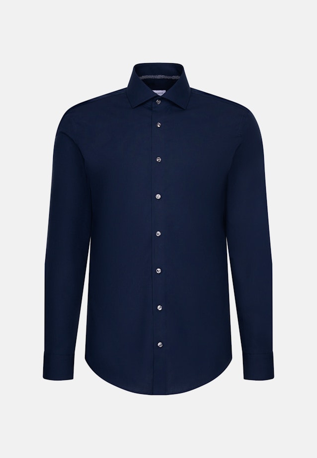 Slim Chemise d'affaires Uni in Bleu Foncé |  Seidensticker Onlineshop